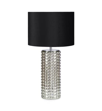 Lampka stołowa PROUD srebrny | czarny Ø 34cm E27 Markslojd 107490 | 7330024579545 noxbox lampynox www.lampynox.pl