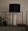 Lampka stołowa PROUD srebrny | czarny Ø 34cm E27 Markslojd 107490 | 7330024579545 noxbox lampynox www.lampynox.pl