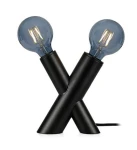 SIMUL czarny 2xE27 Lampka stołowa Markslojd 108052