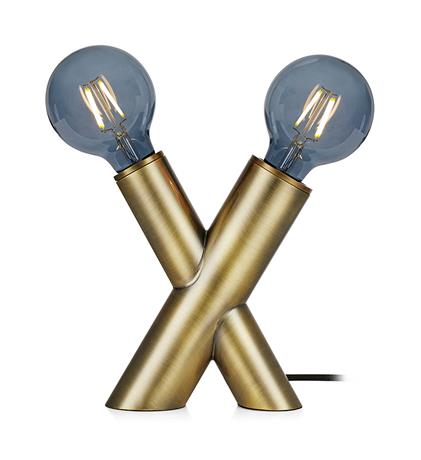 Lampka stołowa SIMUL antyczny 2xE27 Markslojd 108053 | 7330024596061 noxbox lampynox www.lampynox.pl