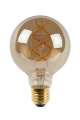 FILAMENT szary przydymiony G80 LED BULB DIM Ø 8cm. 5W 2200K ściemnialna Lucide 49030/05/65 | 5411212491510 noxbox lampynox www.lampynox.pl