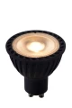 LED BULB 5W ściemnialny 2200-3000K GU10 czarny Lucide 490090530  5411212491237 lampynox noxbox www.lampynox.pl