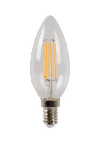 FILAMENT C35 LED BULB DIM Ø 3,5cm. 4W 2700K E14 ściemnialna Lucide 49023/04/60 | 5411212490773 noxbox lampynox www.lampynox.pl