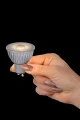 LED GU10 szary DIM 5W 3000K ściemnialny Lucide 49006/05/36 | 5411212490667 noxbox lampynox www.lampynox.pl