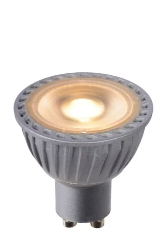 LED GU10 szary DIM 5W 3000K ściemnialny Lucide 49006/05/36 | 5411212490667 noxbox lampynox www.lampynox.pl