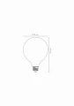 LED FILAMENT 3-StepDim śr.8cm 8W COG 2700K ściemnialny opal E27 Lucide 49066/08/61 | 5411212491589 noxbox lampynox www.lampynox.pl
