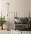 Lampa podłogowa stojąca DETROIT patyna 2xGU10 Markslojd 111247 | 7392254111278 noxbox lampynox www.lampynox.pl