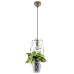 PLANT E27 Lampa wisząca z kwiatem w doniczce.