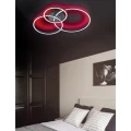 Lampa sufitowa WINONA Czarny mat LED PILOT DIM RGBW 28W 2700-6500K Trio 670810632 | 4017807503524 noxbox lampynox www.lampynox.pl