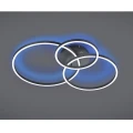 Lampa sufitowa WINONA Czarny mat LED PILOT DIM RGBW 28W 2700-6500K Trio 670810632 | 4017807503524 noxbox lampynox www.lampynox.pl