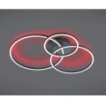 Lampa sufitowa WINONA Czarny mat LED PILOT DIM RGBW 28W 2700-6500K Trio 670810632 | 4017807503524 noxbox lampynox www.lampynox.pl