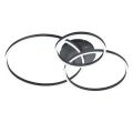 Lampa sufitowa WINONA Czarny mat LED PILOT DIM RGBW 28W 2700-6500K Trio 670810632 | 4017807503524 noxbox lampynox www.lampynox.pl