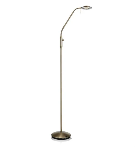 Lampa podłogowa stojąca HUDSON Antyczny LED DIM 6W 3000K ściemnialna Markslojd 105582 | 7330024546639 noxbox lampynox www.lampynox.pl