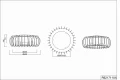 Lampa sufitowa MONTE Brąz LED 16,5W 3000K ściemnialna RL R62171130 | 4017807504583 noxbox lampynox www.lampynox.pl
