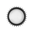 Lampa sufitowa MONTE Czarny mat LED 16,5W 3000K ściemnialna RL R62171132 | 4017807504576 noxbox lampynox www.lampynox.pl
