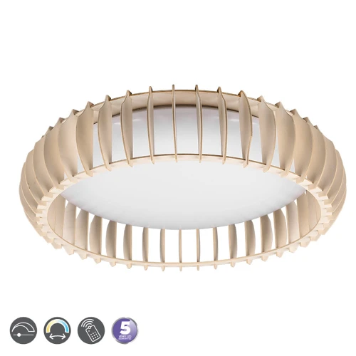 Lampa sufitowa MONTE Brąz LED DIM PILOT 38W 3000-6500K RL R62171930 | 4017807504613 noxbox lampynox www.lampynox.pl