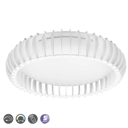 Lampa sufitowa MONTE Biały mat LED DIM PILOT 38W 3000-6500K RL R62171931 | 4017807504590 noxbox lampynox www.lampynox.pl