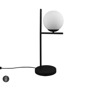 PURE Czarny mat Lampka stołowa