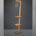 Lampa podłogowa z półkami RODRIGO Brąz | Nikiel antyczny E27 Trio 402690167 | 4017807502688 noxbox lampynox www.lampynox.pl