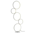 Lampa podłogowa RONDO Srebrny LED DIM Ściemnialny 36W 3000K Trio 422610589 | 4017807497847 noxbox lampynox www.lampynox.pl