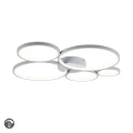 Lampa sufitowa RONDO Srebrny LED Ściemnialny 49W 3000K Trio 622610589 | 4017807497861 noxbox lampynox www.lampynox.pl