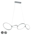 Lampa wisząca RONDO Srebrny LED Ściemnialny 37W 3000K Trio 322610489 | 4017807497809 noxbox lampynox www.lampynox.pl