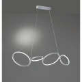 Lampa wisząca RONDO Srebrny LED Ściemnialny 37W 3000K Trio 322610489 | 4017807497809 noxbox lampynox www.lampynox.pl