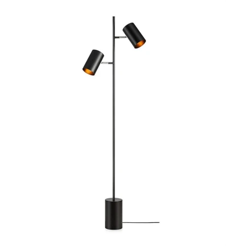 Lampa podłogowa stojąca podwójna TWIN czarny 2xE14 Markslojd 107949 | 7330024588370 noxbox lampynox www.lampynox.pl