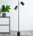 Lampa podłogowa stojąca podwójna TWIN czarny 2xE14 Markslojd 107949 | 7330024588370 noxbox lampynox www.lampynox.pl