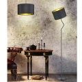 Lampa podłogowa stojąca HOSTEL Czarny mat E27  Z giętkim wysięgnikiem TRIO  408290179 | 4017807392616 noxbox lampynox www.lampynox.pl