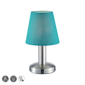 MATS Ściemnialna Turkusowa E14  Lampka biurkowa 