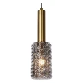 Lampa wisząca CORALIE Złoty mat | Mosiądz | Przydymiony 5xE27 Lucide 45498/05/02 | 5411212451613 noxbox lampynox www.lampynox.pl