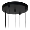 Lampa wisząca CORALIE Złoty mat | Mosiądz | Przeźroczysty 5xE27 Lucide 45498/05/60 | 5411212452009 noxbox lampynox www.lampynox.pl