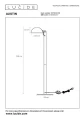 Lampa podłogowa stojąca AUSTIN czarny Ø 28 cm E27 Lucide 20723/01/30 | 5411212202147 noxbox lampynox www.lampynox.pl