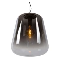 Lampa wisząca GLORIO szary przydymiony | czarny Ø 45 cm E27 Lucide 25402/45/65 | 5411212250988 noxbox lampynox www.lampynox.pl