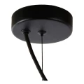 Lampa wisząca GLORIO szary przydymiony | czarny Ø 45 cm E27 Lucide 25402/45/65 | 5411212250988 noxbox lampynox www.lampynox.pl