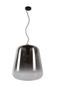 Lampa wisząca GLORIO szary przydymiony | czarny Ø 45 cm E27 Lucide 25402/45/65 | 5411212250988 noxbox lampynox www.lampynox.pl