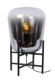 Lampa stołowa GLORIO szary przydymiony | czarny Ø 32 cm E27 Lucide 25502/32/65 | 5411212250995 noxbox lampynox www.lampynox.pl