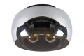 Lampa sufitowa OLIVIA szary przydymiony Ø 40cm 3xE27 Lucide 45101/40/65 | 5411212452085 noxbox lampynox www.lampynox.pl