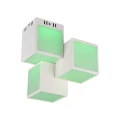 Lampa sufitowa OSCAR LED Biały mat 3x8W sterowana aplikacją WIZ RGBW 3000-6000K Trio 652810331 | 4017807469189 noxbox lampynox www.lampynox.pl