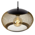 Lampa wisząca potrójna LUCAS złoty mat | mosiądz | czarny 3xE27 Lucide 45400/03/02 | 5411212452030 noxbox lampynox www.lampynox.pl