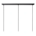 Lampa wisząca potrójna LUCAS złoty mat | mosiądz | czarny 3xE27 Lucide 45400/03/02 | 5411212452030 noxbox lampynox www.lampynox.pl