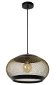 Lampa wisząca LUCAS złoty mat | mosiądz | czarny Ø 40cm E27 Lucide 45400/01/02 | 5411212452023 noxbox lampynox www.lampynox.pl