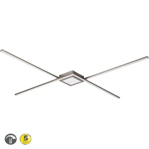 OXFORD LED Nikiel Mat 27W ściemnialna 3000K Lampa sufitowa 