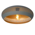 Lampa sufitowa RAYCO szary Ø 45cm E27 Lucide 30192/45/36 | 5411212303035 noxbox lampynox www.lampynox.pl