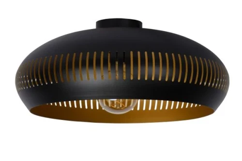 Lampa sufitowa RAYCO czarny Ø 45cm E27 Lucide 30192/45/30 | 5411212303011 noxbox lampynox www.lampynox.pl