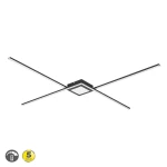 OXFORD LED Antracyt 27W ściemnialna 3000K Lampa sufitowa 