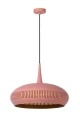 Lampa wisząca RAYCO różowy Ø 45cm E27 Lucide 30492/45/66 | 5411212303080 noxbox lampynox www.lampynox.pl