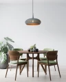 Lampa wisząca RAYCO szary Ø 45cm E27 Lucide 30492/45/36 | 5411212303073 noxbox lampynox www.lampynox.pl