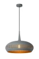 Lampa wisząca RAYCO szary Ø 45cm E27 Lucide 30492/45/36 | 5411212303073 noxbox lampynox www.lampynox.pl